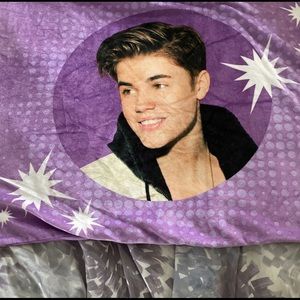 Justin Bieber pillow case.